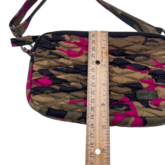 Lug Coupe Quilted Camouflage Crossbody Bag - Picture 7 of 10